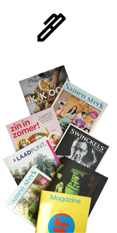 Afbeelding met magazines van Renée ter Berg